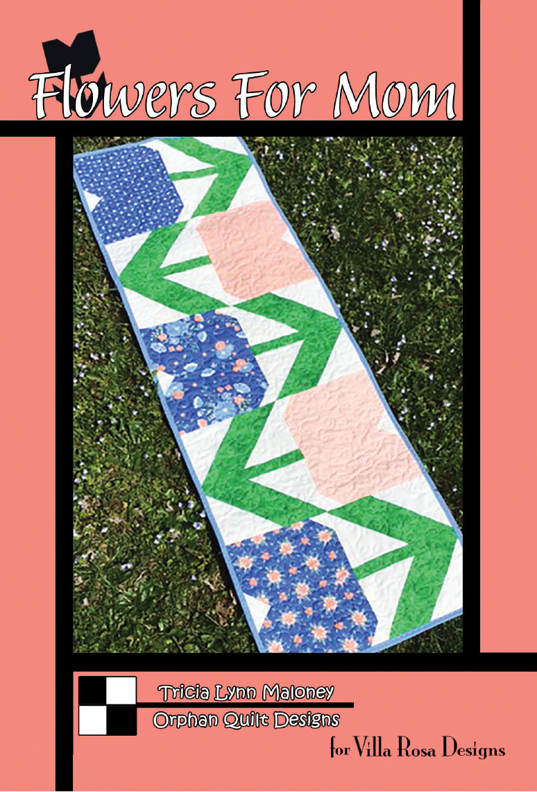 Villa Rosa Designs Flowers for Mom Runner Pattern