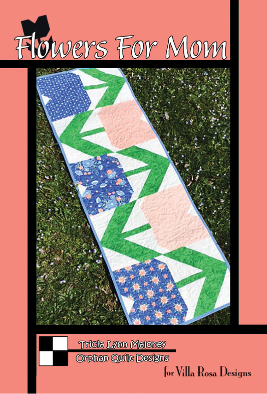 Villa Rosa Designs Flowers for Mom Runner Pattern