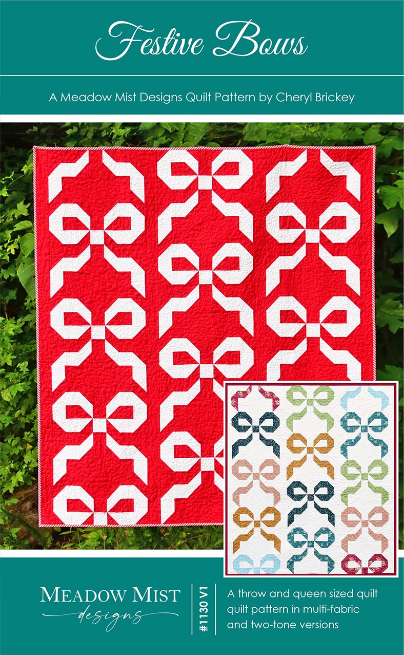 Meadow Mist Designs Festive Bows Quilt Pattern