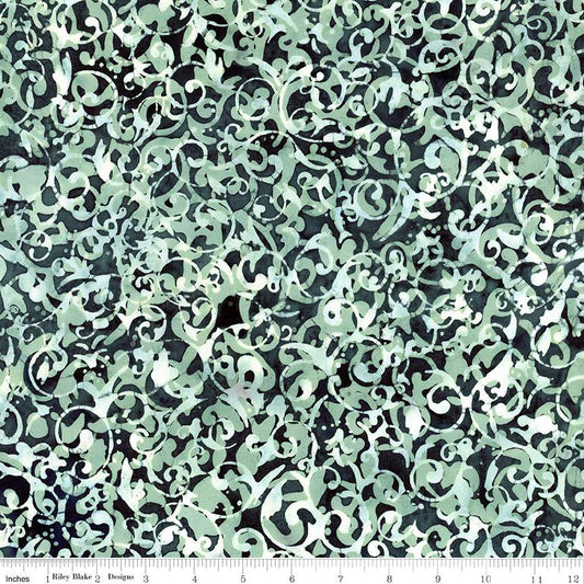 Expressions Batiks Victorian Garden Sage