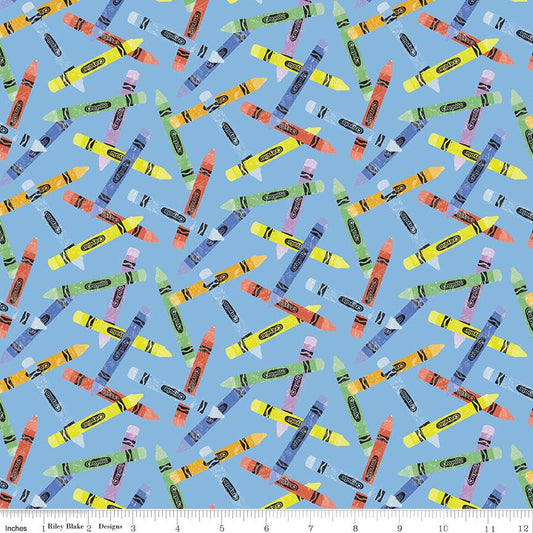 New Box of Crayons Crayon Toss Sky