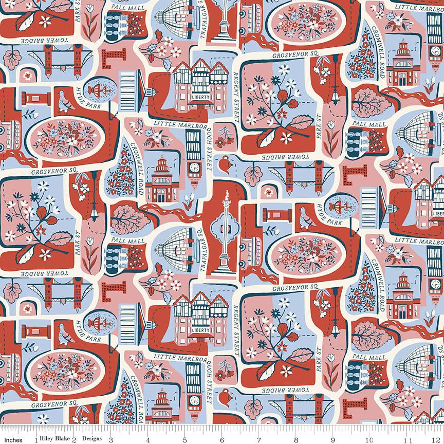 Liberty London Bouquet Charming City B