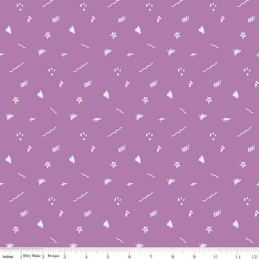 Get Your Cray-on with Crayola Ditsy Doodle Purple