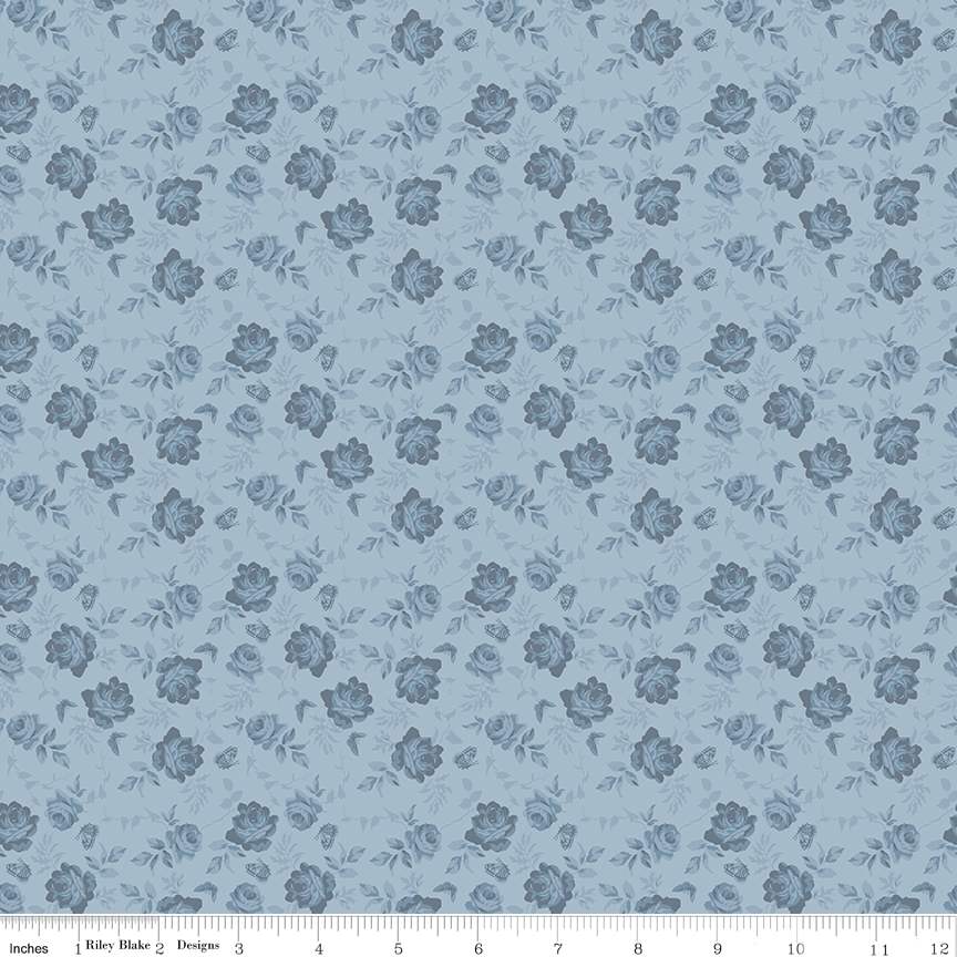 Anne of Green Gables Tone-on-Tone Blue