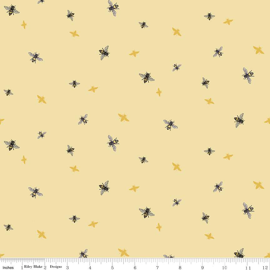 Honey Bees and Flowers Please Bees Yellow