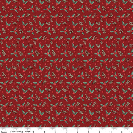 Evergreen Wishes Holly Berries Red
