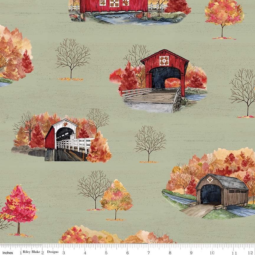 Covered Bridges in Fall Main Sage