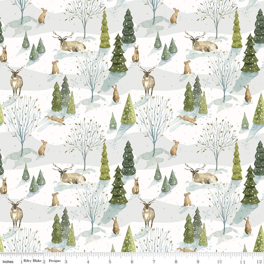 Santa's Tree Farm Woodland Snowy