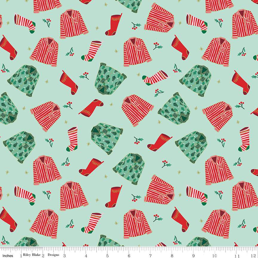 Flannel Christmas Pajamas Songbird