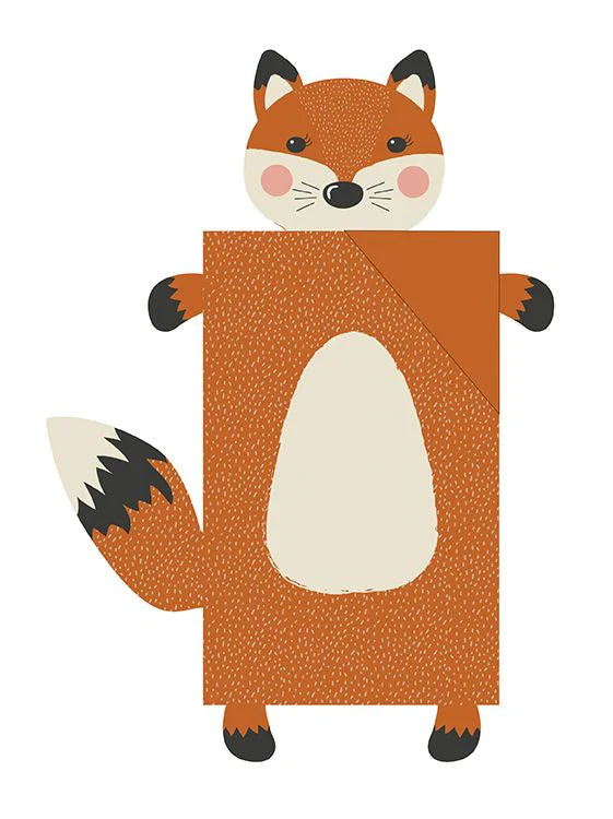 Forest Friends Child Sleeping Bag Panel Woodland