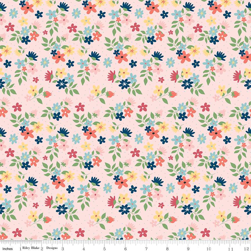 Sew Much Fun Floral Pink