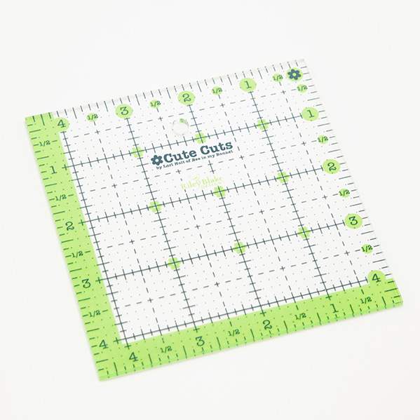 Cute Cut Ruler Square 4.5" X 4.5"