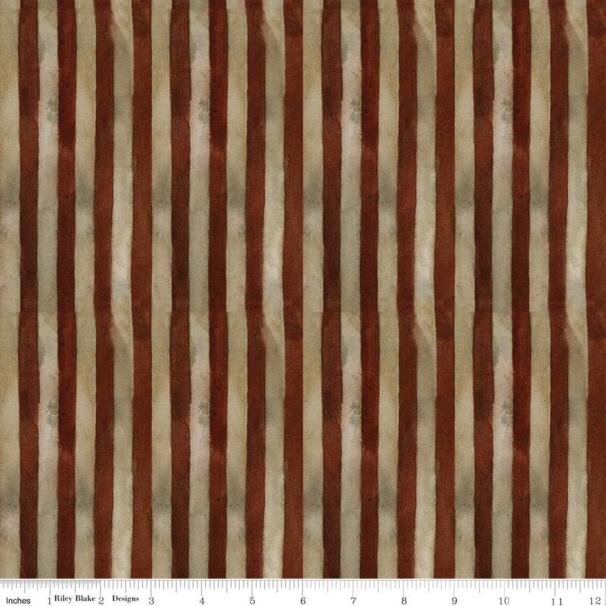 Bright Stars Stripes Red